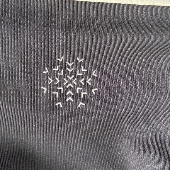 Aurique Brand High Waist Legging Mesh Panels & Black with White trim NWOT Sz Xs - Picture 7 of 11